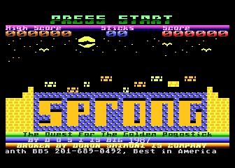 SPRONG - THE QUEST FOR THE GOLDEN POGOSTICK [ATR] image