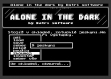 logo Roms ALONE IN THE DARK [XEX]