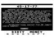 Logo Roms DIRTY MONEY [XEX]