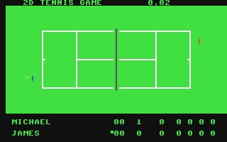 2D Tennis Game image