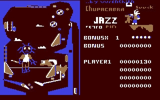 Chupacabra Jazz Retro Pin image