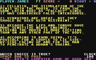 Dr. Ruth's Computer Game of Good Sex image
