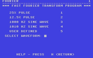 Fast Fourier Transform Program image
