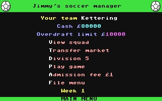 Jimmy's Soccer Manager image