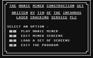 Manic Miner Construction Set image