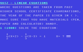Maths Tutorial Series - Algebra 6 - Linear Equations image