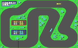 On-Track Computer Model Car Racing image