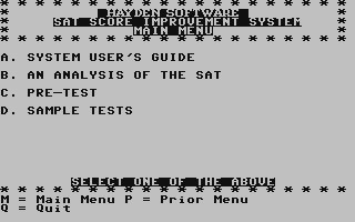 SAT Score Improvement System image
