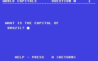 World Capitals Quiz image