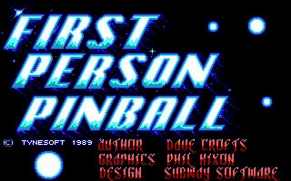 1st Person Pinball (1989) image