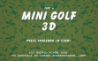 logo Emuladores AM's Mini Golf 3D (1996)