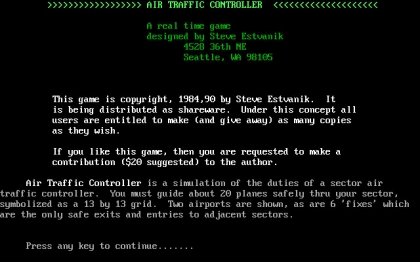 Air Traffic Controller (1985) image