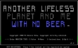 logo Roms ANOTHER LIFELESS PLANET AND ME WITH NO BEER