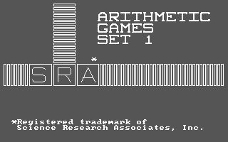 Arithmetic Games Set 1 (1981) image