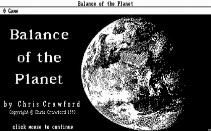 Balance of the Planet (1990) image