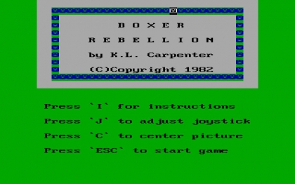 Boxer Rebellion (1982) image