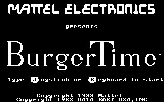 BurgerTime (1982) image