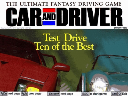 Car & Driver (1992) image