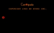 Логотип Roms Centipede (1983)