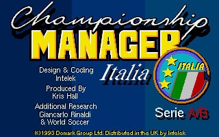 Championship Manager Italia (1993) image