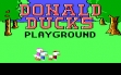 Логотип Roms Donal Duck's Playground (1986)