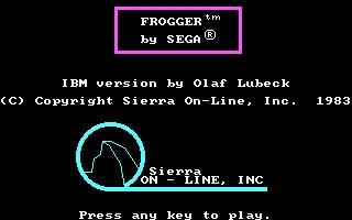 Frogger (1983) image