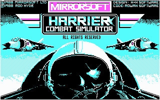 Harrier Combat Simulator (1987) image