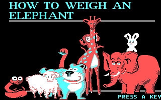 How to Weigh an Elephant (1989) image