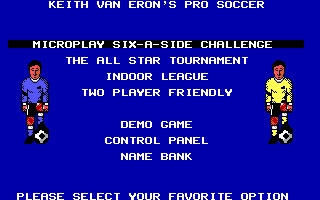Keith Van Eron's Pro Soccer (1989) image