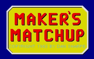 MAKER'S MATCHUP image