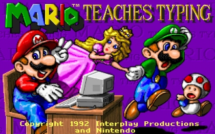 Mario Teaches Typing (1992) image