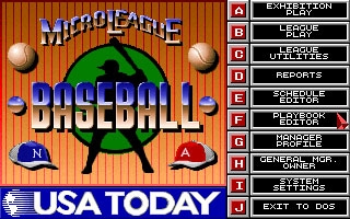 MicroLeague Baseball IV (1992) image