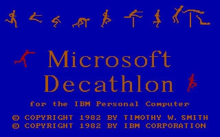 Microsoft Decathlon (1982) image