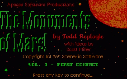 Monuments of Mars (1991) image