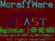 Логотип Roms Moraff's Blast I (1991)