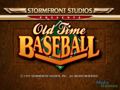 Old Time Baseball (1995) image