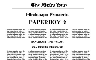 Paperboy 2 (1991) image
