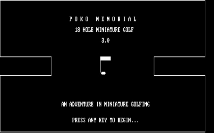 Poko Memorial 18th Hole Miniature Golf (1987) image