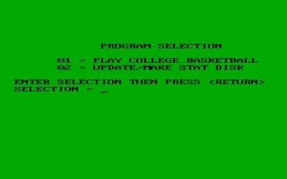 Pure-stat College Basketball (1987) image