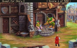QUEST FOR GLORY I: SO YOU WANT TO BE A HERO VGA image