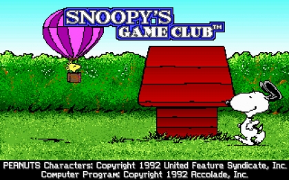 Snoopy's Game Club (1992) image