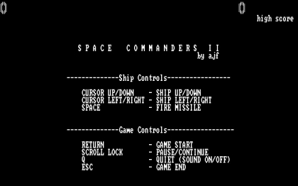 Space Commanders II (1985) image