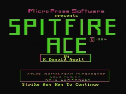 Spitfire Ace (1984) image