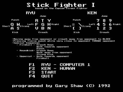 Stick Fighter I (1991) image
