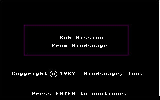 Sub Mission (1987) image