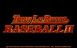 Логотип Emulators Tony La Russa Baseball II (1993)