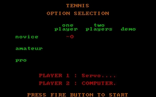 Tournament Tennis (1985) image