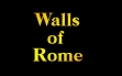 Логотип Roms WALLS OF ROME