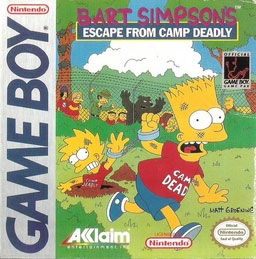 Bart Simpson's Escape from Camp Deadly (USA, Europe) image