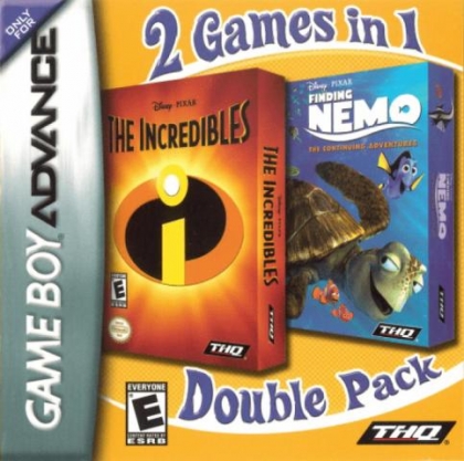 2 Games in 1 : Finding Nemo, The Continuing Adventures + The Incredibl [USA] image